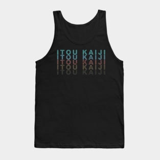 Vintage Proud Name Kaiji Personalized Birthday Retro Tank Top